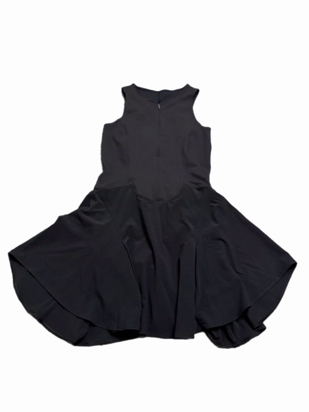Lululemon Everlux Short-Lined Tennis Tank Top Dress 8" Shorts (Black) Size 4